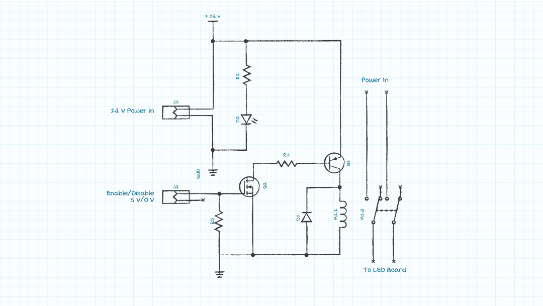 relay board schematic